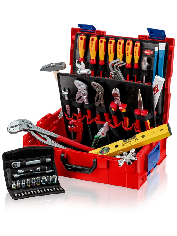 KNIPEX L-BOXX® sanitær, 52-deler