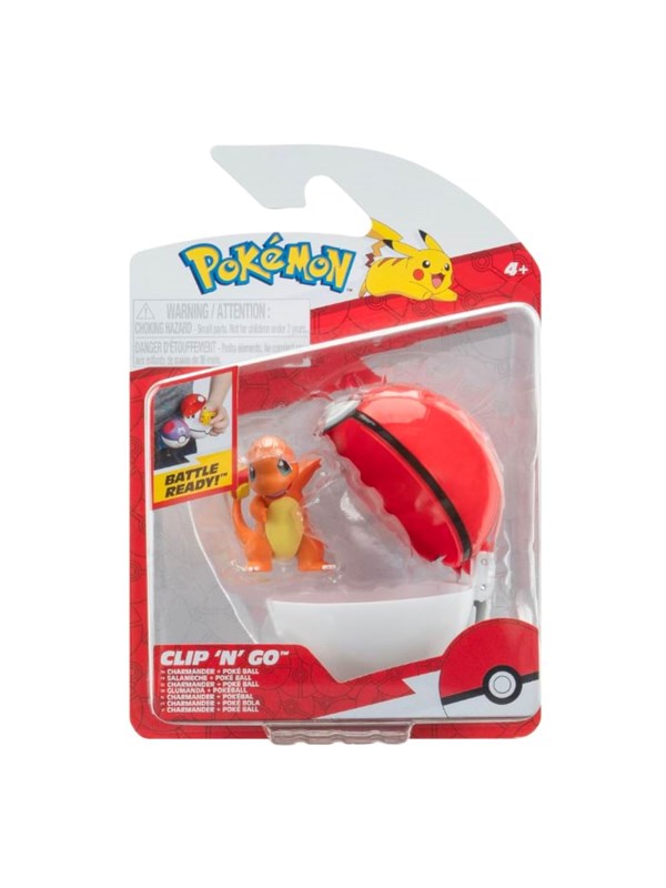 Pokemon CLIP N GO CHARMANDER WITH POKE BALL