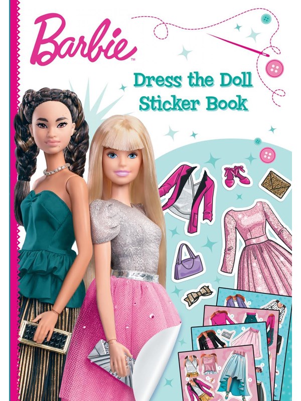 Alligator BARBIE Dress the Doll Sticker Book