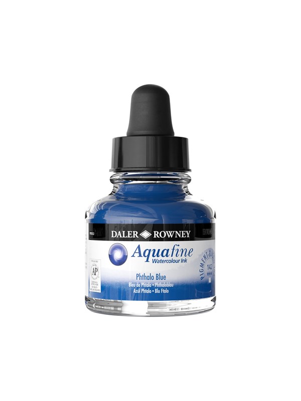 Daler-Rowney Aquafine 29.5 ml Ink Phthalo Blue
