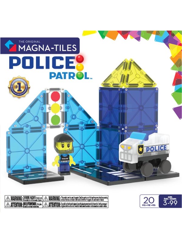 Magna-Tiles Police Patrol 20 pcs