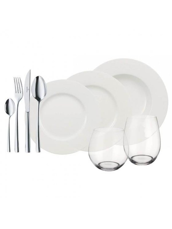 Villeroy & Boch Wonderful World White 4 Friends 36 tableware set