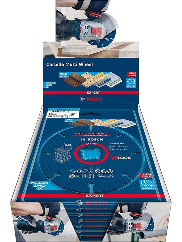 Bosch SKÃ-RESKIVE XL MULTIWHEEL 125MM HM 10 STK