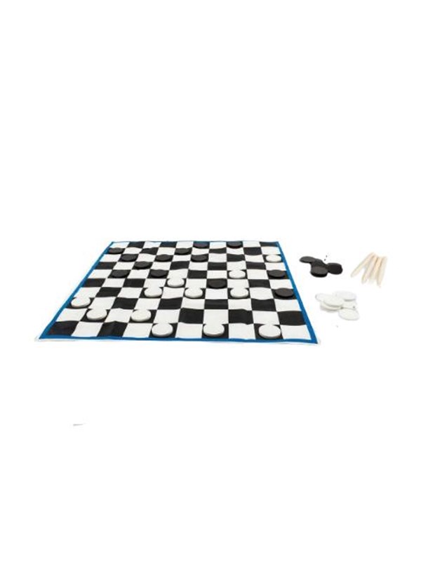 BS Toys Checkers XL Wood - Puzzle Game