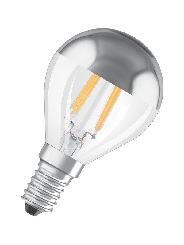 Osram LED-lyspære Mini-ball 4W/827 (34W) Mirror Clear E14