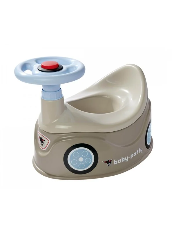 BIG Baby Potty Potty Pot with Gray Handlebar