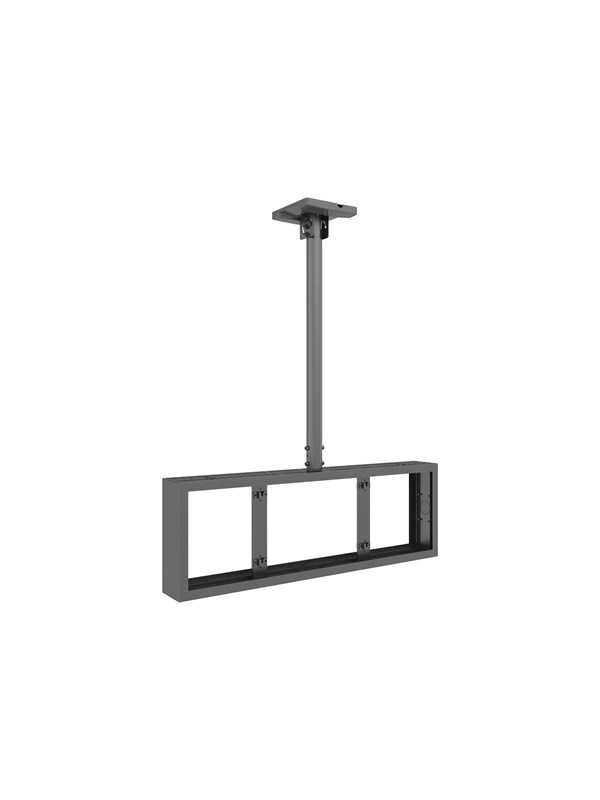 Multibrackets M Pro Series enclosure - back-to-back - for digital signage display - universal theft protect - black RAL 9005 - Max 25 kg - recommended for 37"