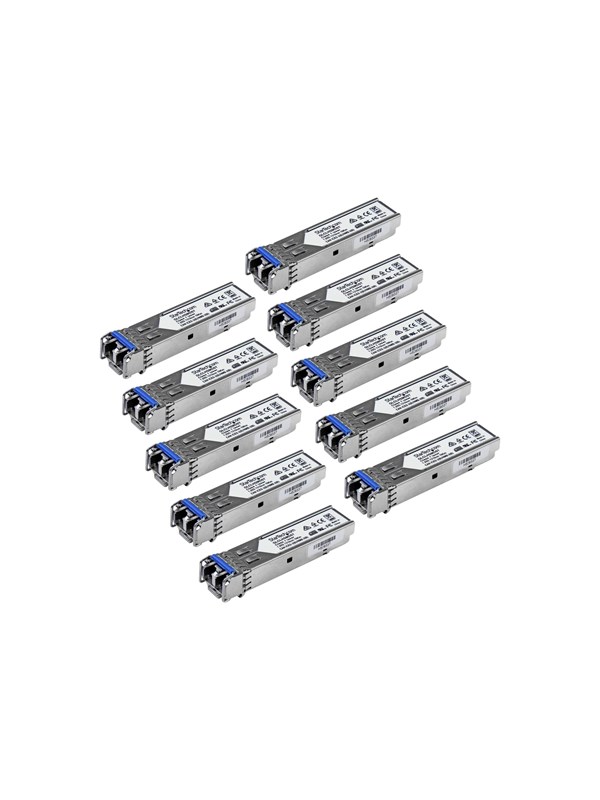 StarTech.com GLCLHSMD10ST Gigabit Fiber SFP Transceiver Module (10-Pack)