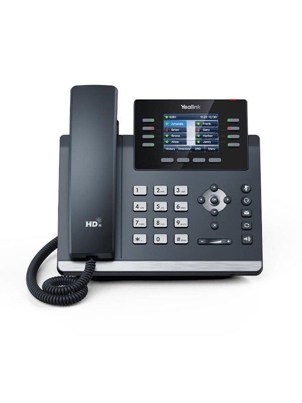 Yealink SIP-T44U - VoIP phone with caller ID - 5-way call capability