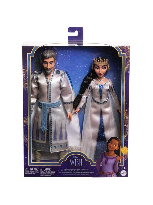Disney Wish King Magnifico and Queen Amaya of Rosas 2-Pack