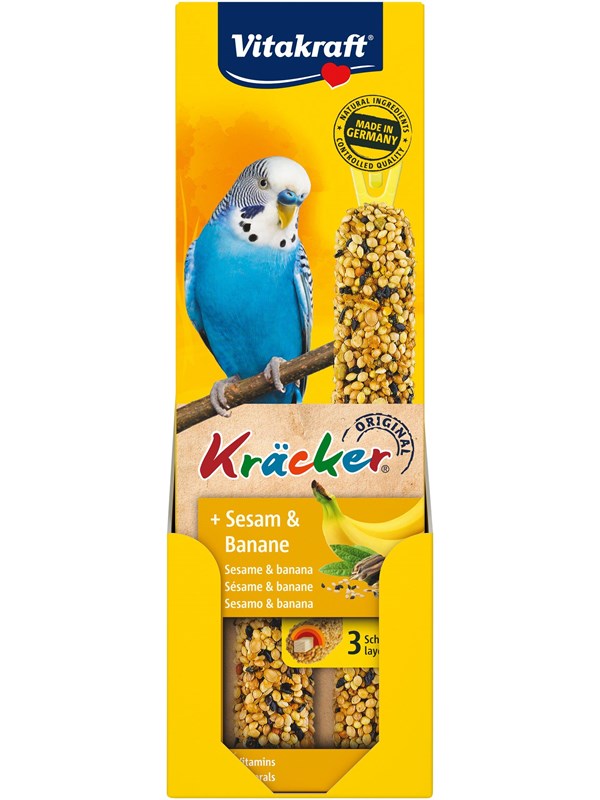 Vitakraft - Kräcker® banana and sesame for budgie