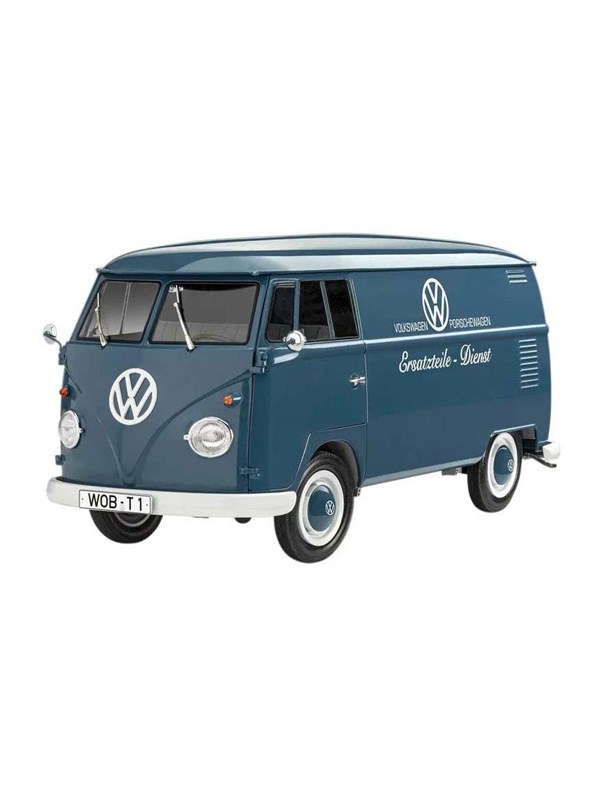 Revell Model Building Kit - VW T1 panel van - 75 Years VW T1 1:16 - 144dlg.
