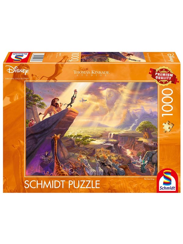 Schmidt Puzzle - Thomas Kinkade: Disney The Lion King (10
