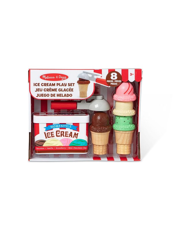 Melissa & Doug Scoop & Stack Ice Cream Cone Playset