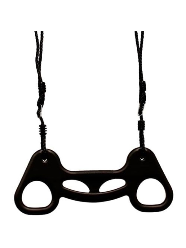 Nordic Play trapeze swing black with black rope