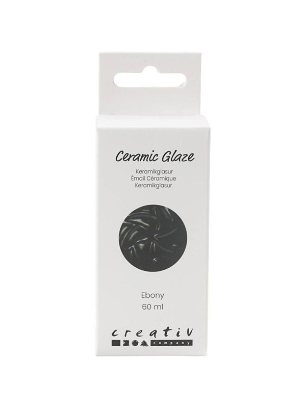 Creativ Company - Ceramic Glaze 984-1101 C Opaque Ebony - 60ml