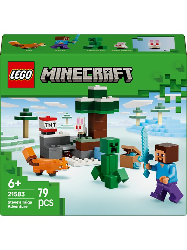 LEGO Minecraft 21583 Steves eventyr på taigaen
