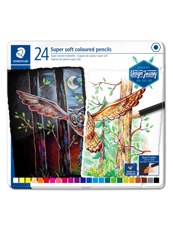 Staedtler Coloured pencil soft24pcs 100% PEFC