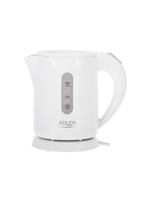 Adler Vannkoker AD 1371w - kettle - white - Hvit - 850 W