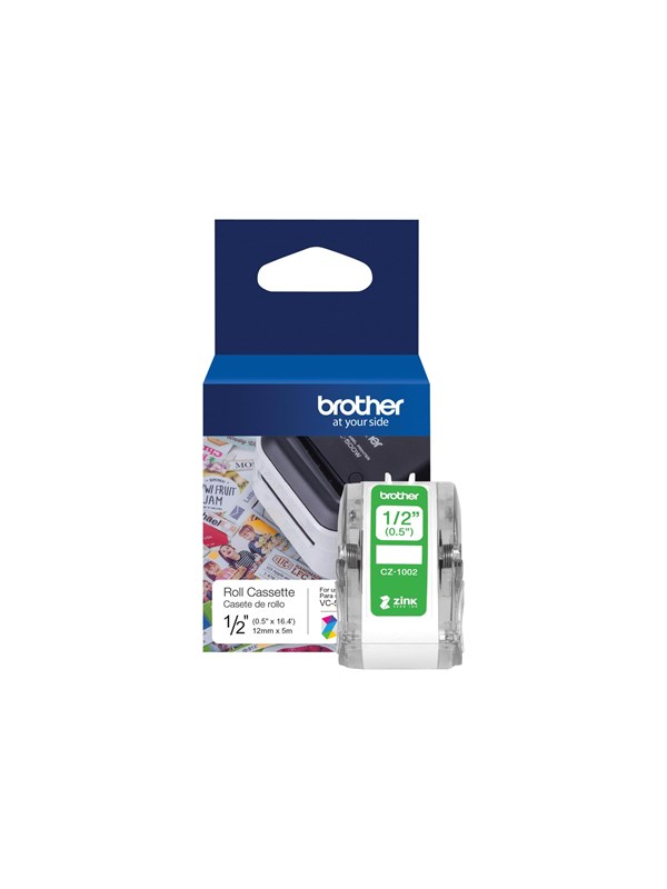 Brother CZ-1002 - continuous labels - 1 roll(s) - Roll (1.2 cm x 5 m)