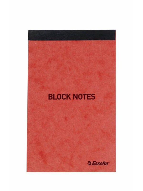 Esselte Notesblok  m/orange omslag 130x80mm 45553
