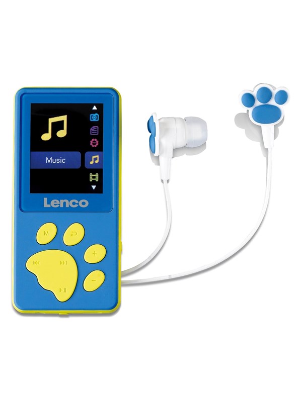 Lenco Xemio-560BU - MP3/MP4 player with 8GB memory - Blue - MP3-spiller 8 GB