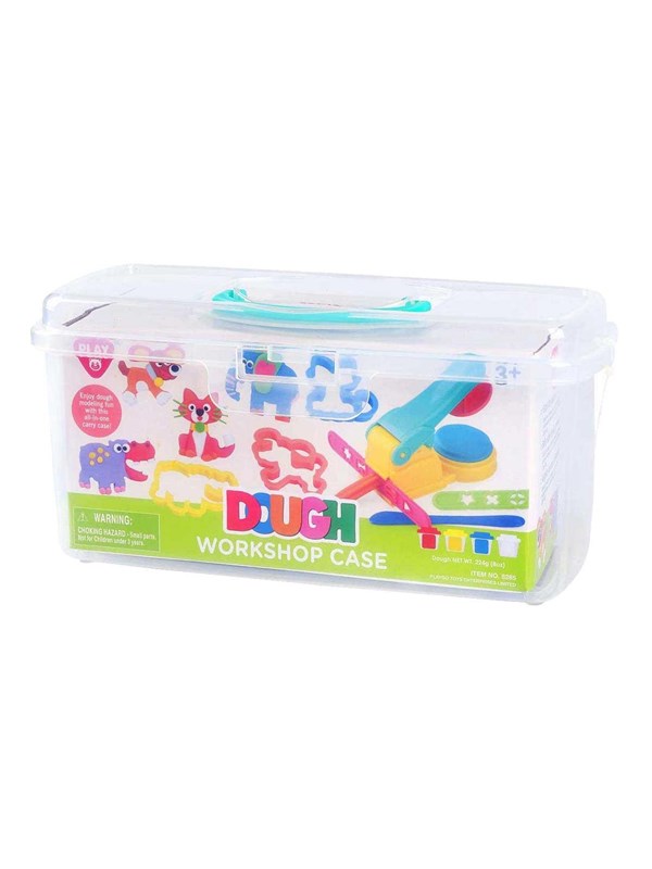 Playgo Workshop Suitcase Clay Set - 4 Clay Pots