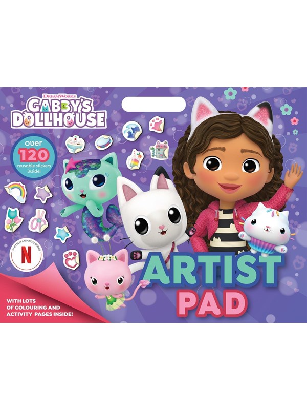 Alligator GABBY's DOLLHOUSE Artist Pad A3 Coloring Book