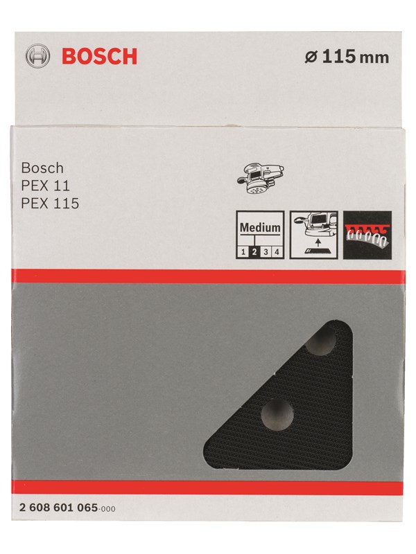 Bosch Slipetallerken middels, 115 mm