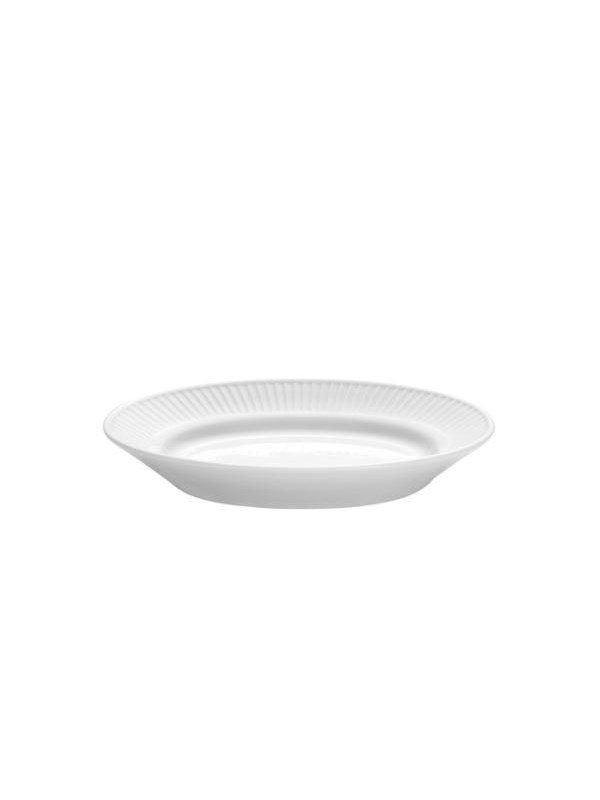 Pillivuyt Saucer/dish no. 6 Plissé 17 x 11.5 cm White