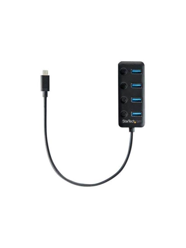StarTech.com USB-C Hub 4-port USB-hub - USB 3.2 - 4 porter - Svart