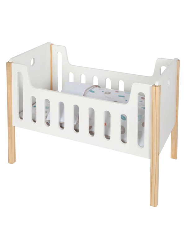 Small Foot - Wooden Doll Bed Little Button