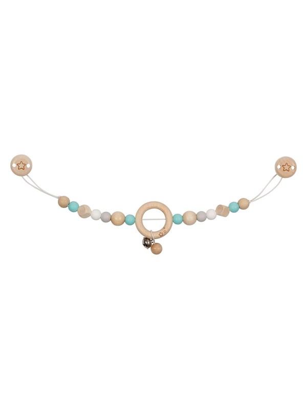 Goki Wooden Stroller Chain Star with Clips