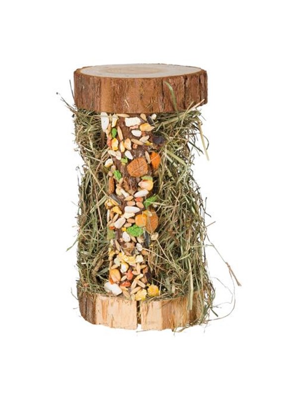 Trixie Wooden Tower with Mountain Meadow Hay 13 × 17 × 13 cm 110 g