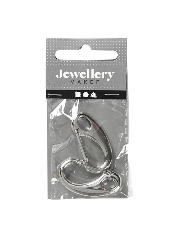 Creativ Company - Key hook Silver plated 2 pcs.