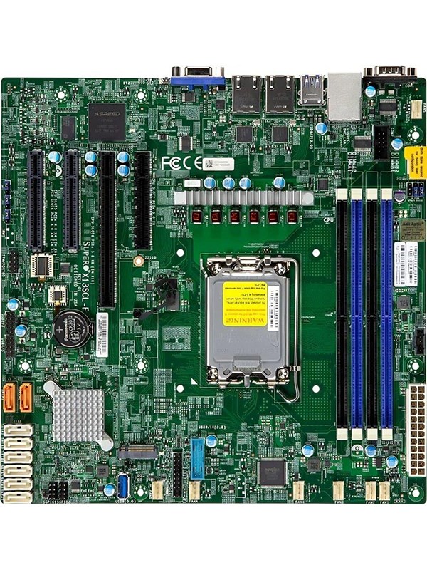 Supermicro X13SCL-F Hovedkort - Intel C262 - Intel LGA1700 socket - DDR5 RAM - Micro-ATX