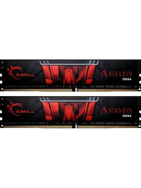 G.Skill AEGIS DDR4-3000 - 32GB - CL16 - Dual Channel (2 pcs) - Intel XMP - Svart