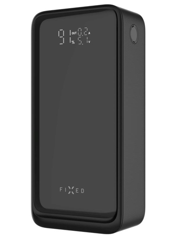 FIXED Zen2 30 Plus USB-C PD 65W Power Bank 30.000mAh - Black Nødlader - Svart - 30 Wh