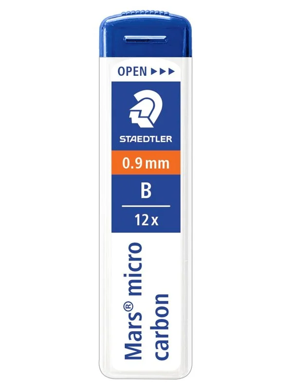 Staedtler Mech.pen.lead Mars micro 0.9 B 12 x 12 pcs