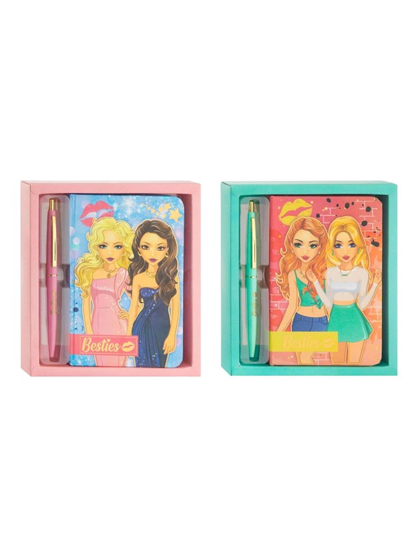 Besties Notebook with Ballpoint Pen