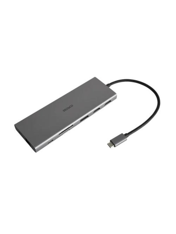 Deltaco 12-in-1 USB-C Docking Station