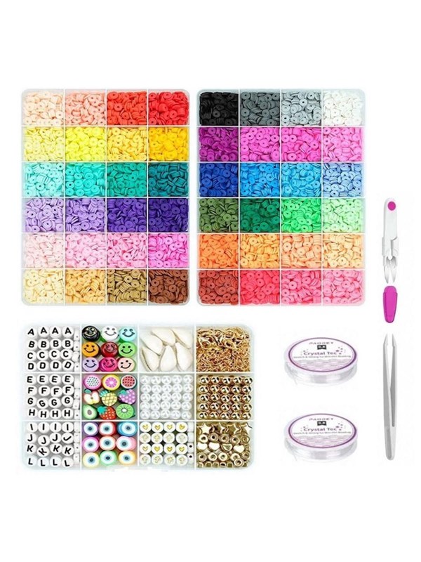 Pro Arona Smykkesett - Heishi & Charm Perler - 12000 stk