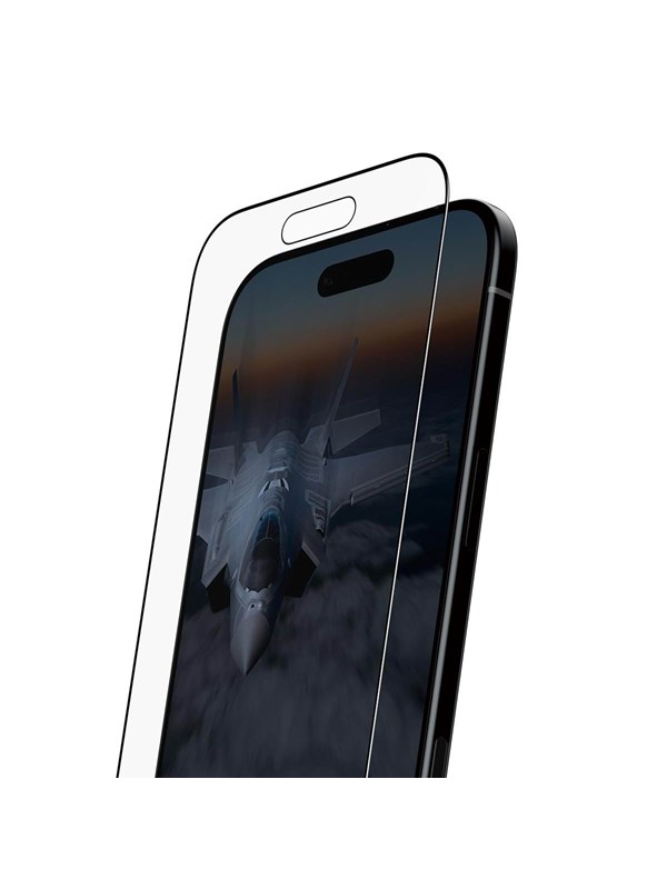 PanzerGlass Stealth Screen Protector w. Black Frame iPhone Air | Ultra-Wide Fit w. FASTFIT IN-A-BOX