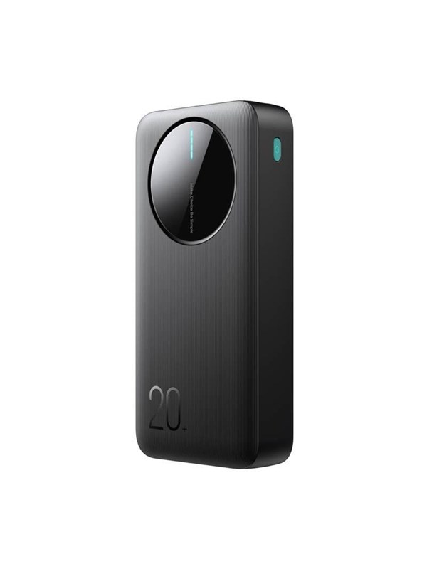 Joyroom Powerbank 2.4A LED 20000mAh (Black) Nødlader - Svart - 20000 mAh