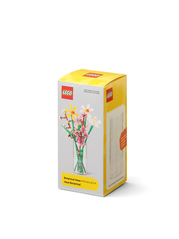 LEGO Sylinderformet Vase Brick Art Line - Transparent