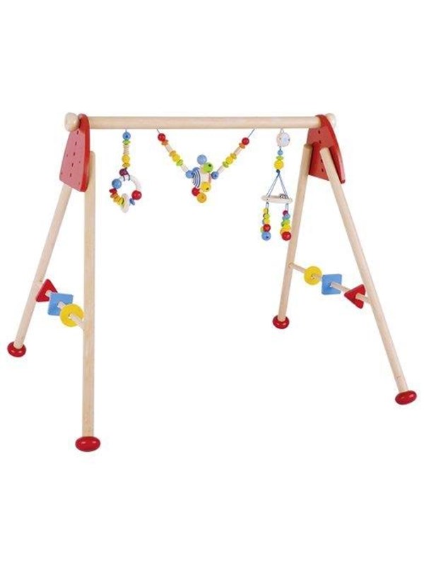 Goki Wooden Baby Gym Rainbow