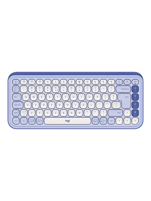 Logitech POP Icon Keys - Tastatur - Engelsk (USA) - Hvit