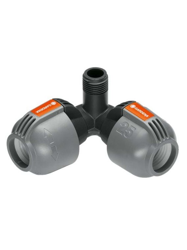 Gardena Vinkelstykke 25 mm x 1/2" med hann-gjenger