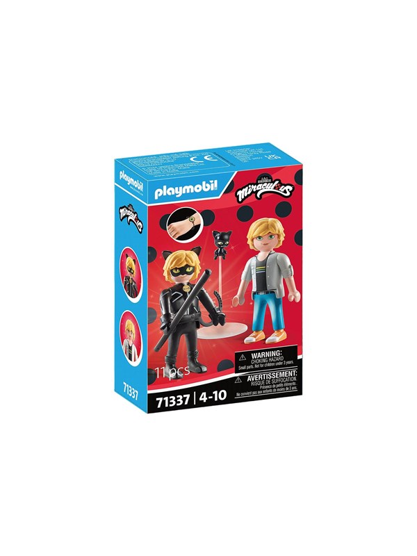 Playmobil Mirakuløs: Adrien og Cat Noir