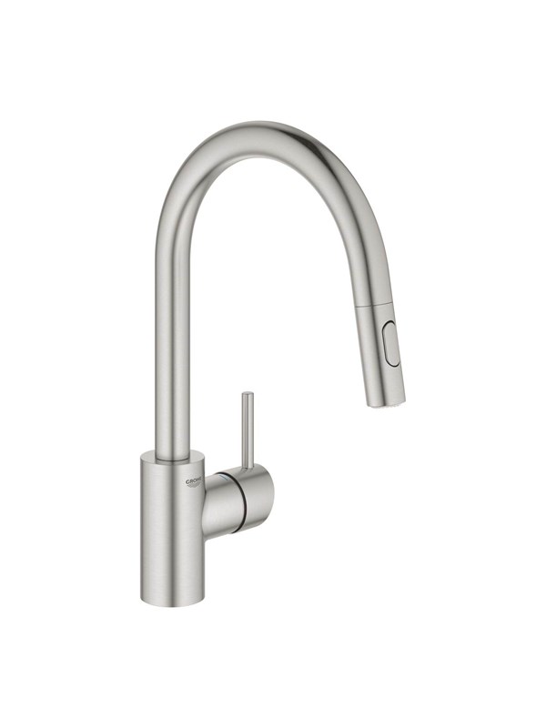 Grohe Concetto Kitchen faucet with pull-out Supersteel